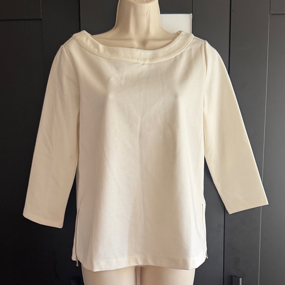 Ann Taylor Cream Women's Blouse